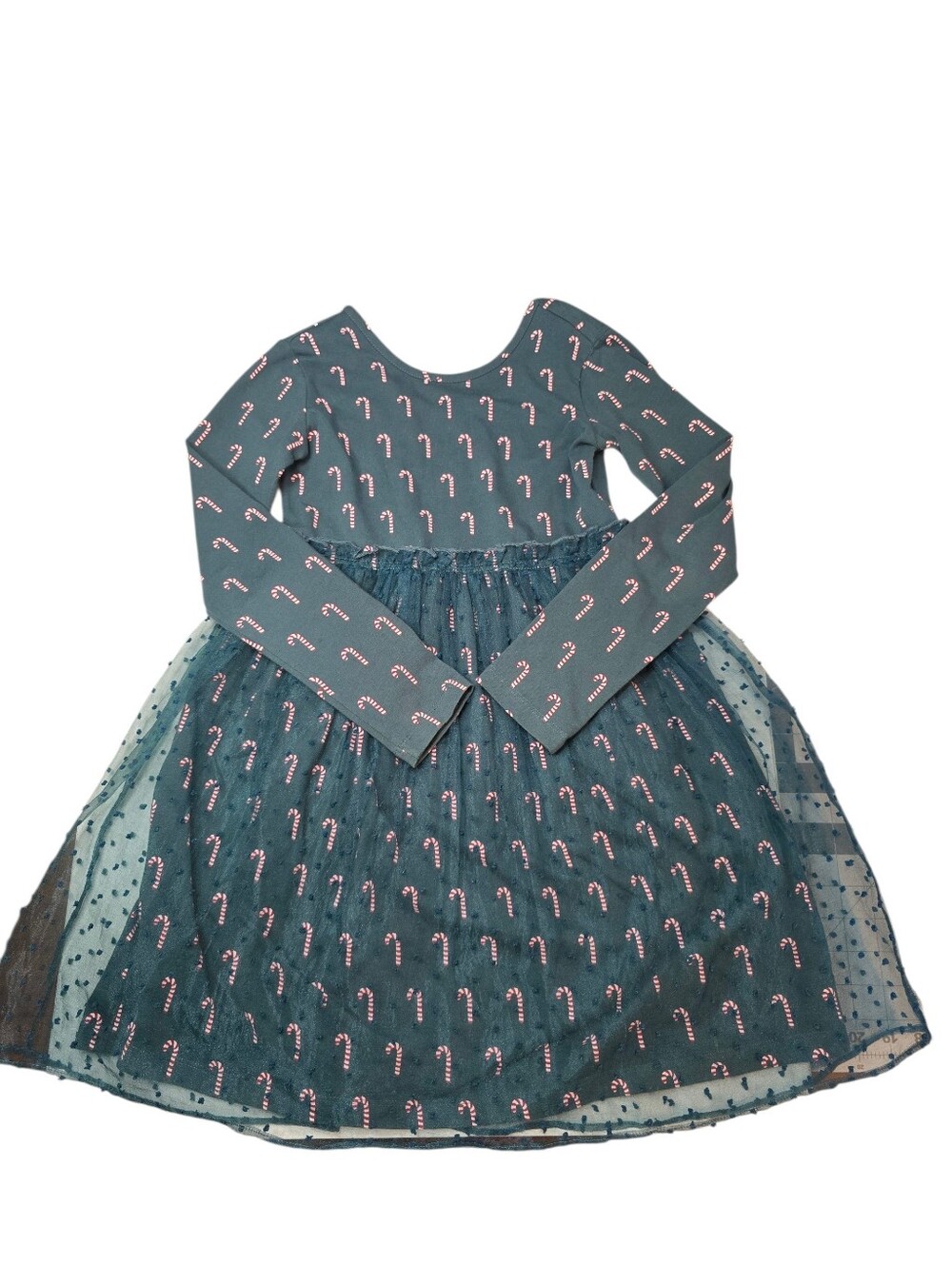 Hanna Andersson Candy Cane Tulle Dress